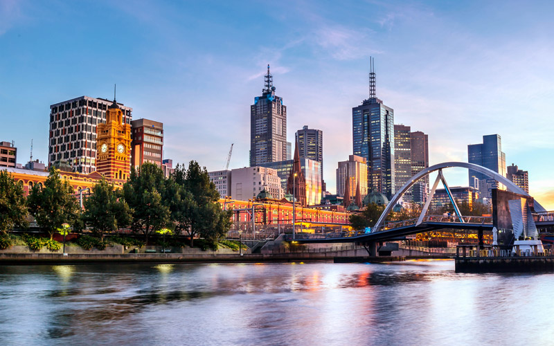 Thời tiết ở thành phố Melbourne