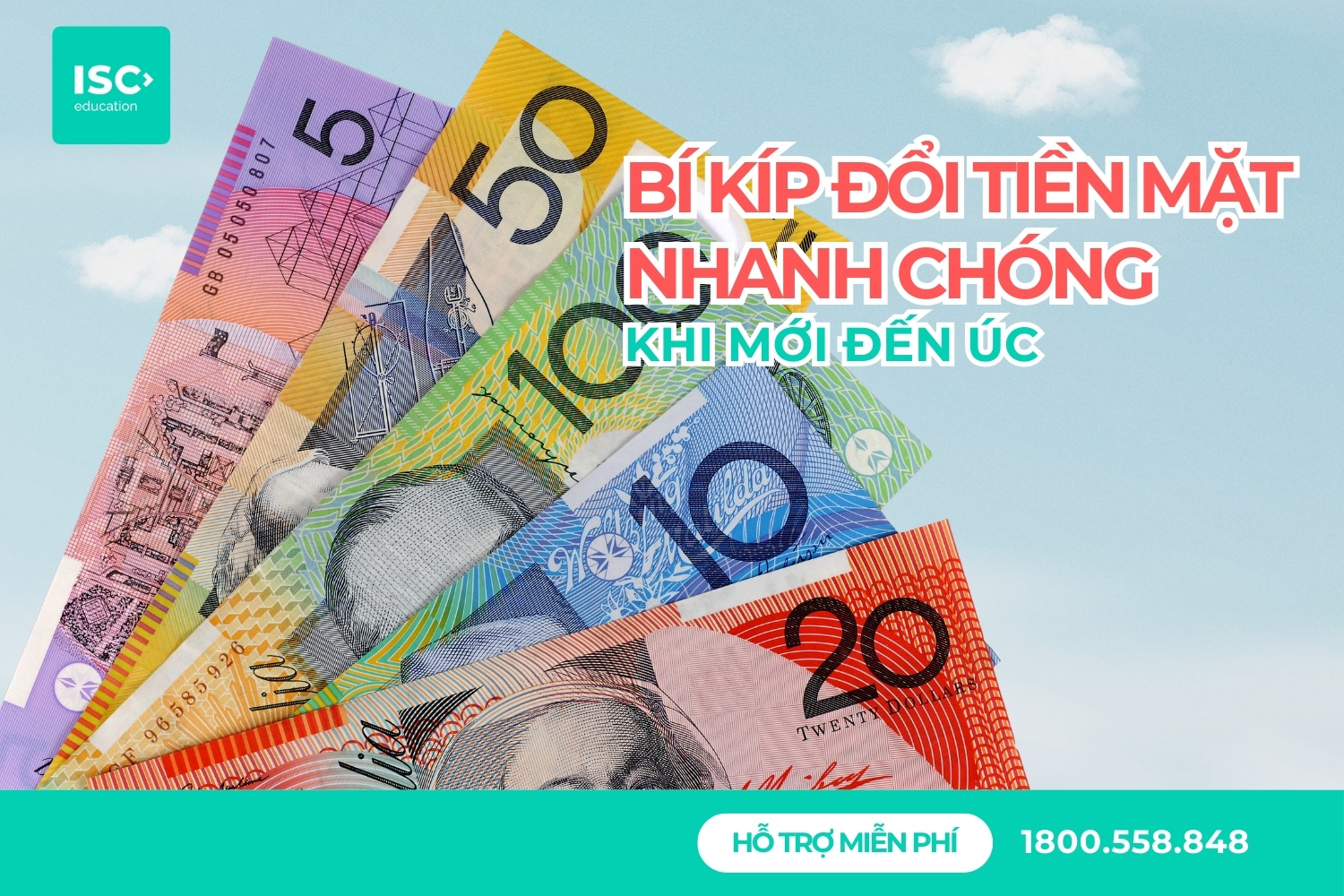 Bí kíp đổi tiền mặt nhanh chóng khi mới đến Úc