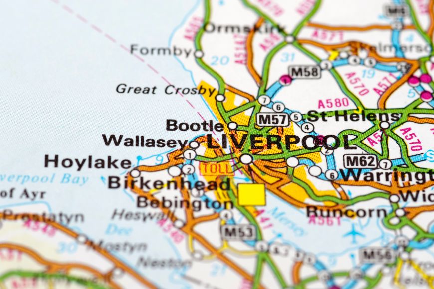Vị trí địa lý đại học University of Liverpool 