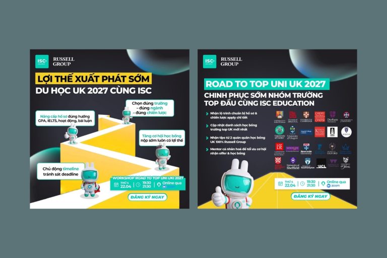 Tư vấn du học trường Russell Group cùng ISC Education