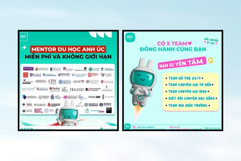 Trở thành ISC Members 2026 để du học UK | Đỉnh cao học bổng, trải nghiệm du học 5 sao