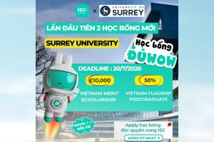 Săn học bổng University of Surrey cùng ISC Education | Năm học 2027