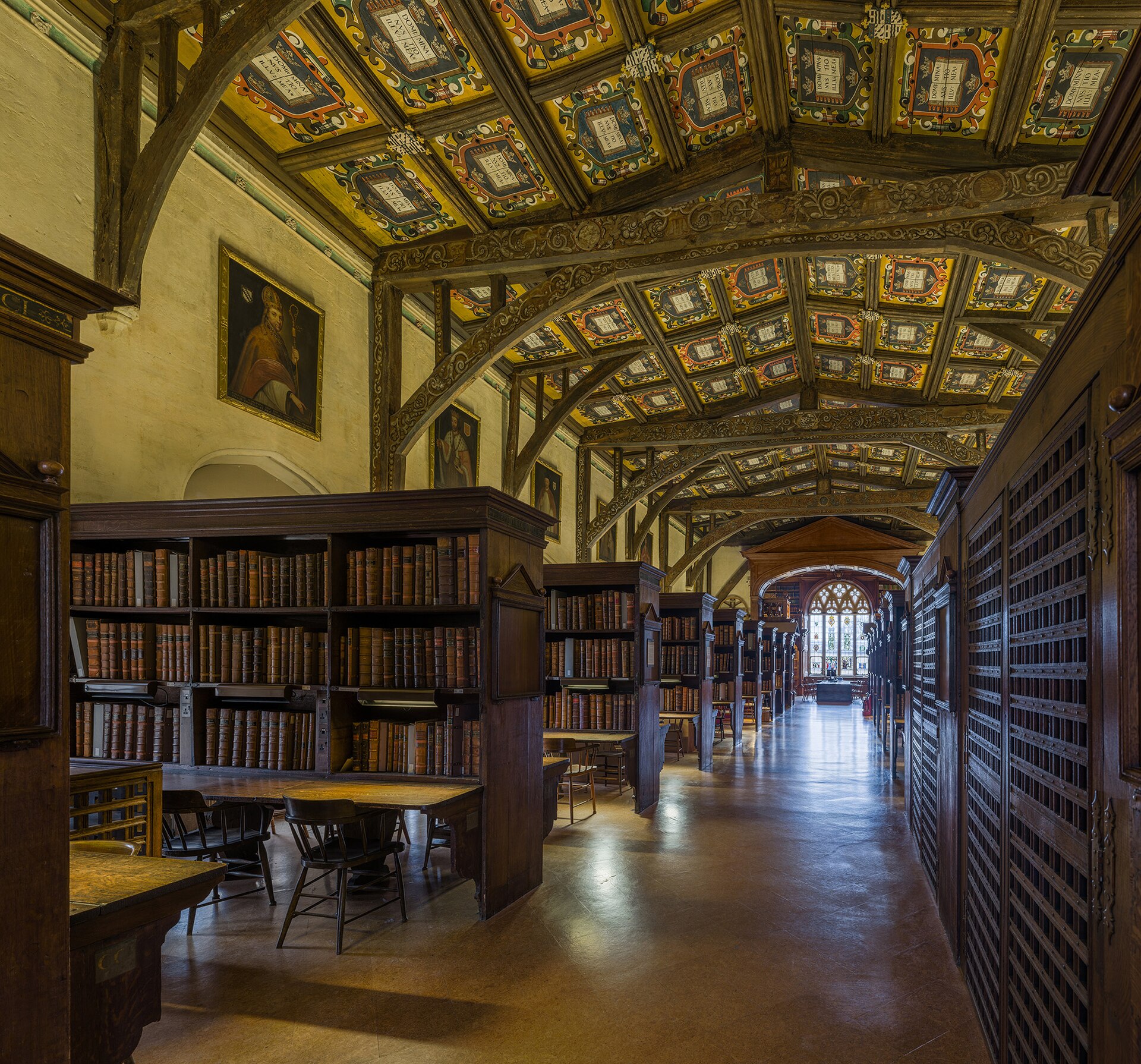 Phòng đọc Duke Humfrey trong Thư viện Bodleian, Đại học Oxford