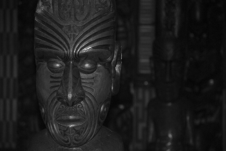 Nhà hội (meeting house) của người Māori tại Waitangi, New Zealand
