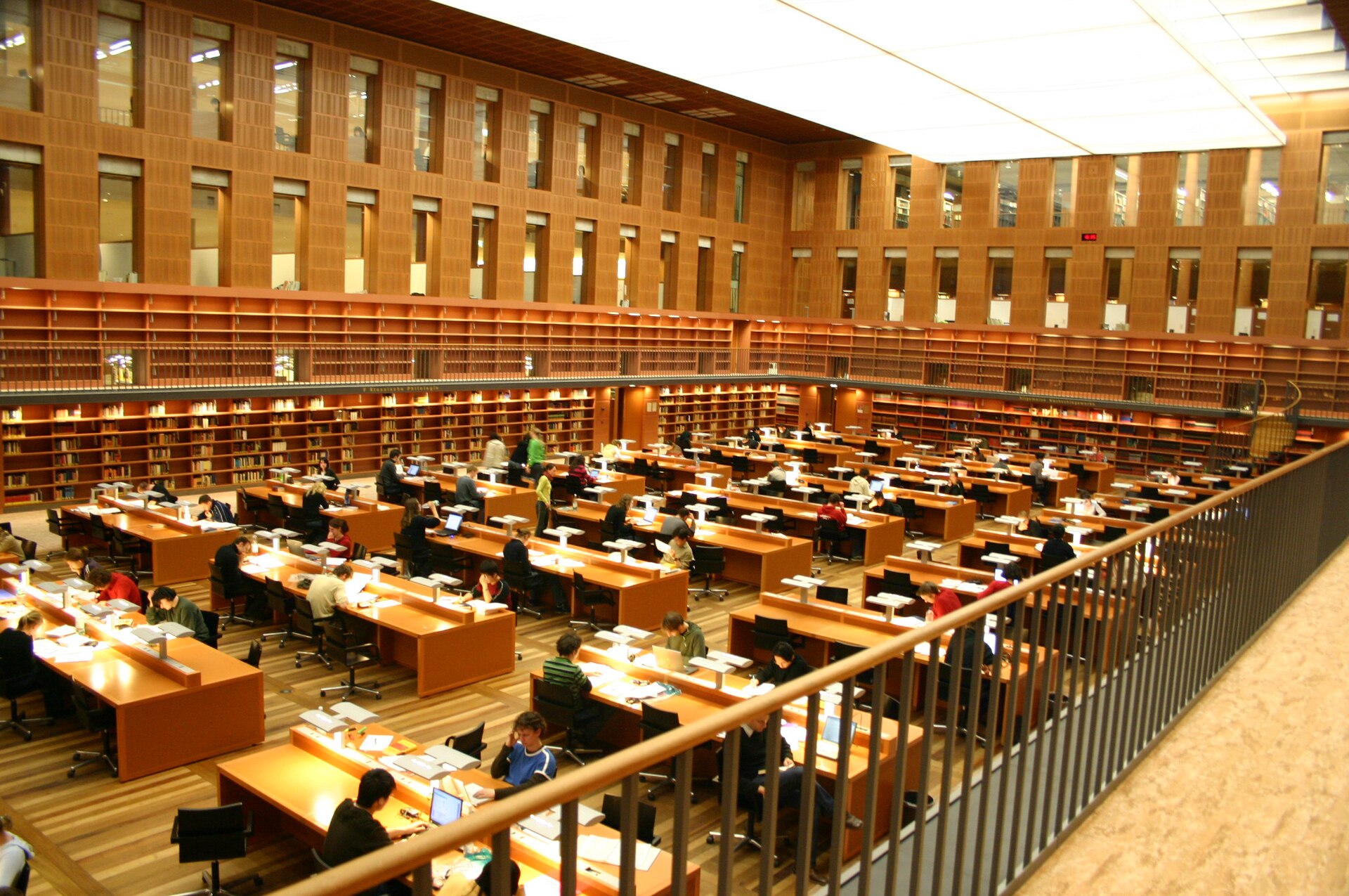 Phòng đọc của Thư viện Bang Sachsen – Đại học Dresden (SLUB)