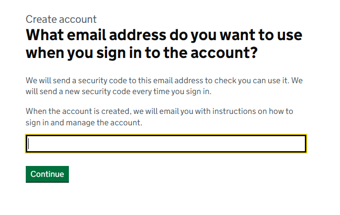 Màn hình nhập email đăng nhập